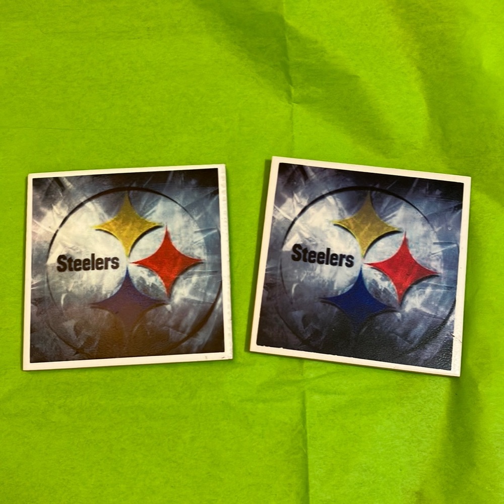 Pittsburgh Steeler Coaster set of 2